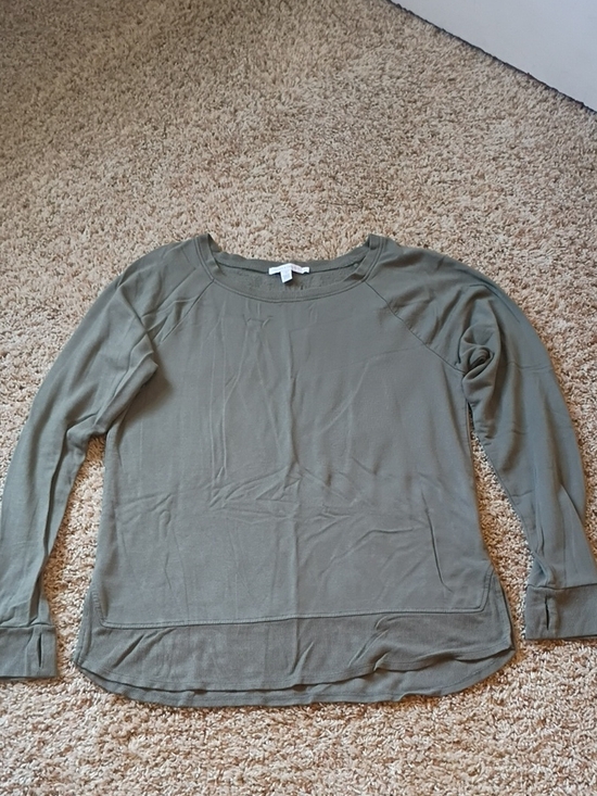 Threads 4 Thought Tops - Threads 4 Thought Olive Long Sleeve Raglan Tee